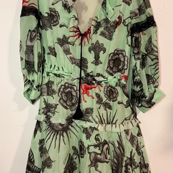 just cavalli green dress Roxy Cloud Maxi Dress – understated-eboutique